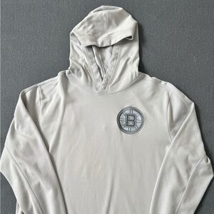 Boston Bruins Fanatics Elements Lightweight Tri-Blend Fleece Hoodie - Gray